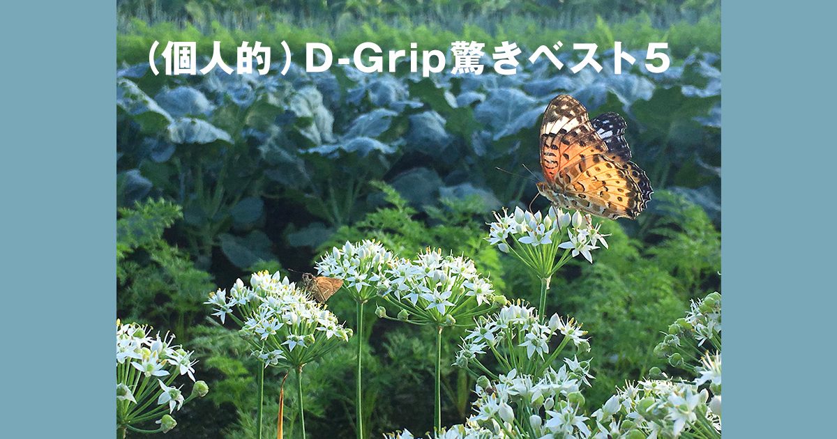 （個人的）D-Grip驚きベスト５