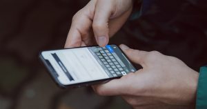 【スマホで】キーボードのエンターキーのテキスト表示を変える方法